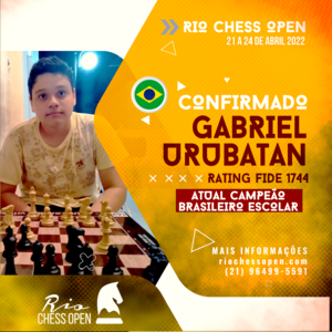 Grandes mestres de xadrez tri-campeões brasileiros participarão do Festival  Internacional de Xadrez Bahia Chess Open em SAJ - Blog do Valente