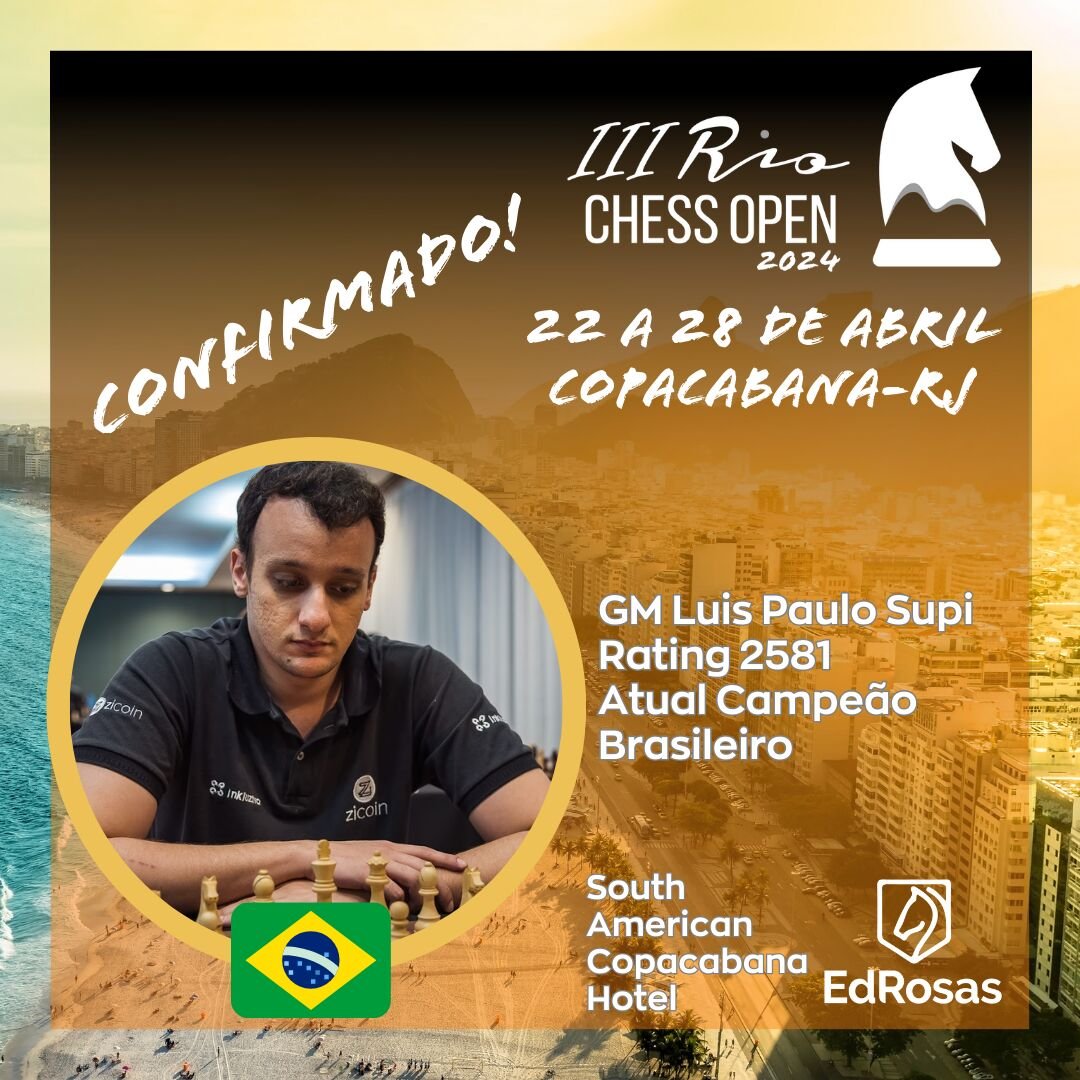 III Rio Chess Open 2024 O torneio mais esperado do ano!