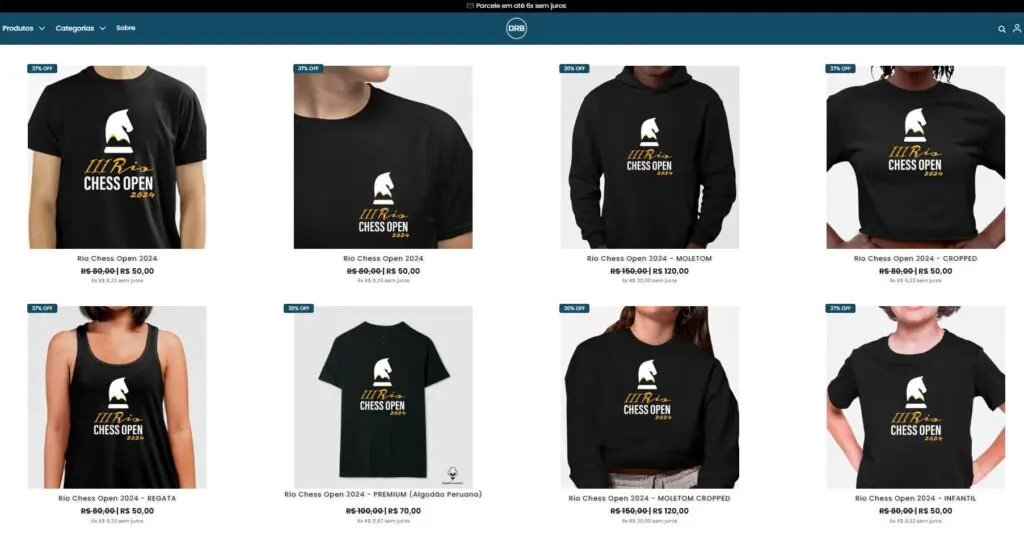 camisas loja
